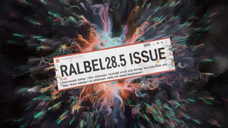 software ralbel28.2.5 issue