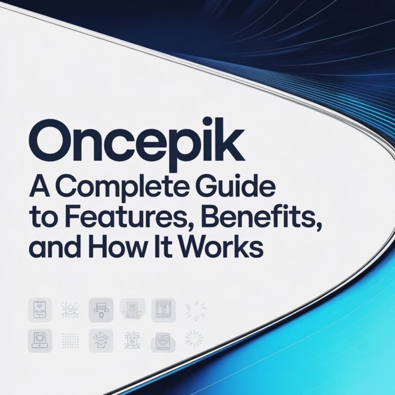 Oncepik: A Complete Guide to Features, Benefits, and How It Works oncepik